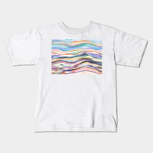 Watercolor Agate Kids T-Shirt